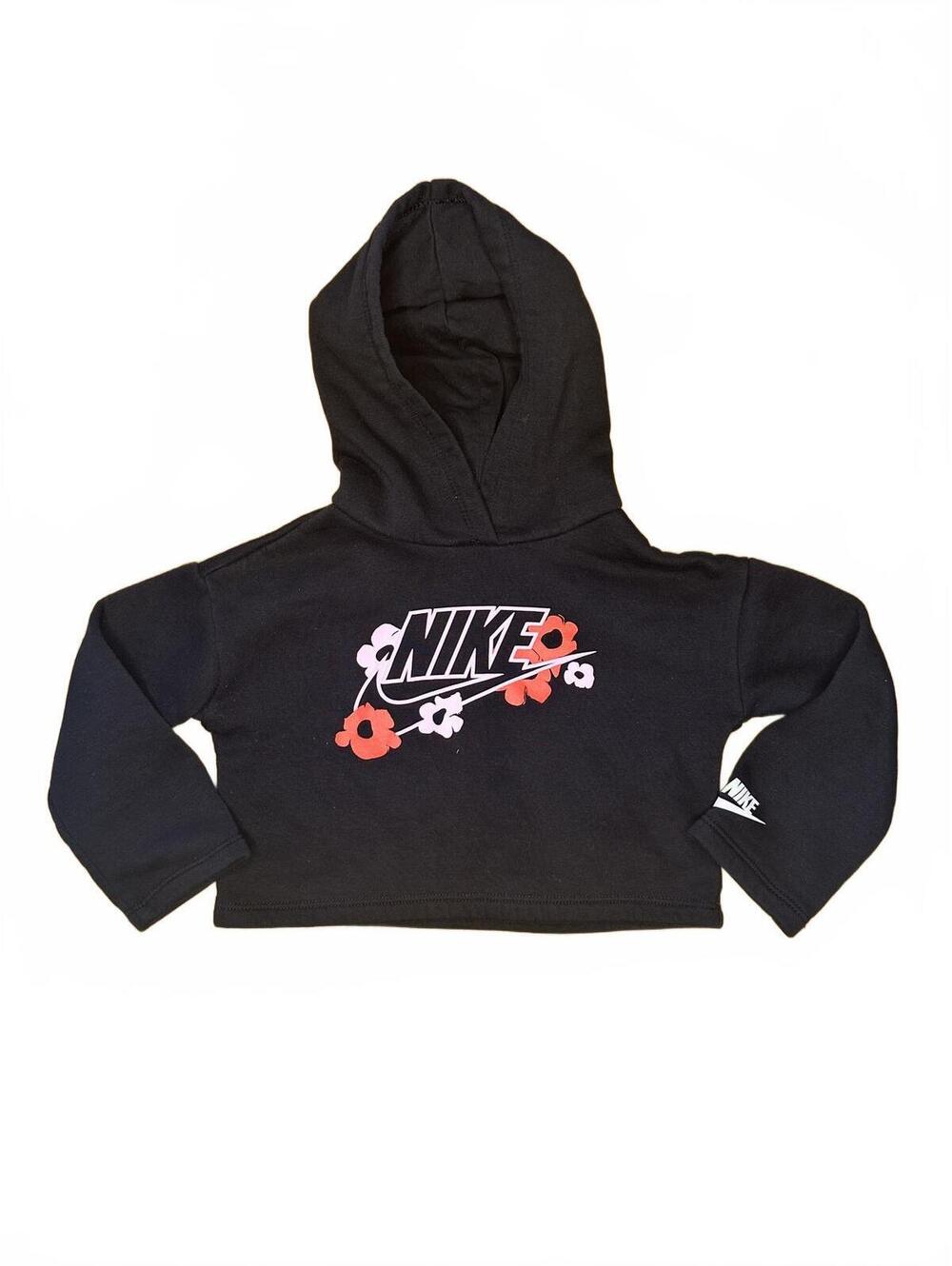 Nike Black Logo Pullover Hoodie 2T